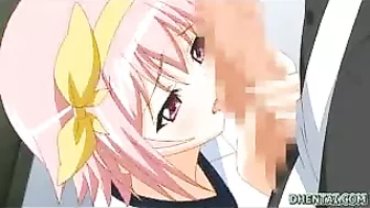 Sexy hentai schoolgirl blowjob with creampie ending - must!