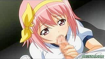 Sexy hentai schoolgirl blowjob with creampie ending - must!