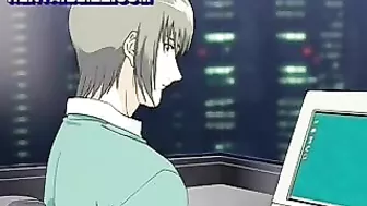 Bound and Gagged Hentai Nurse with Big Tits Gets Fucked by Rough Bandits