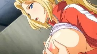 Busty Hentai Gets Gangbanged by Bandits in the Toilet Busty Hentai Gets Gangbanged by Bandits in the Toilet