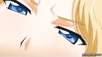 Busty Hentai Gets Gangbanged by Bandits in the Toilet