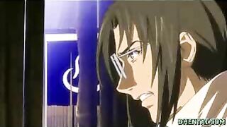 Japanese Hentai with Big Tits Gets Fingered and Licked Wet Pussy