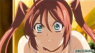 Japanese Hentai with Big Tits Gets Fingered and Licked Wet Pussy