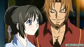 Japanese Hentai with Big Tits Gets Fingered and Licked Wet Pussy