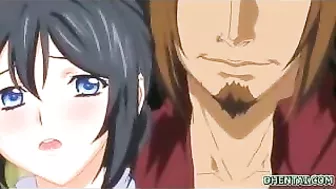 Japanese Hentai with Big Tits Gets Fingered and Licked Wet Pussy