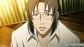 Japanese Hentai with Big Tits Gets Fingered and Licked Wet Pussy