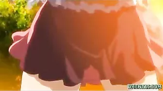 Japanese Hentai with Big Tits Gets Fingered and Licked Wet Pussy