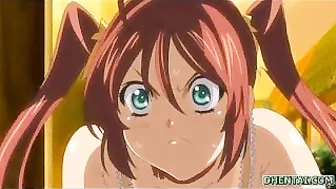 Japanese Hentai with Big Tits Gets Fingered and Licked Wet Pussy