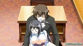 Japanese Hentai Video - Cute Girl with Big Boobs Gets Licked, Fucked, and Squirts