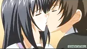 Japanese Hentai Video - Cute Girl with Big Boobs Gets Licked, Fucked, and Squirts