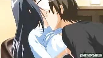 Japanese Hentai Video - Cute Girl with Big Boobs Gets Licked, Fucked, and Squirts