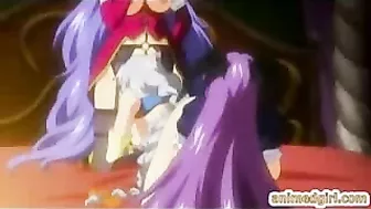 Hentai Girl Gets Enema Injection and Sucks Shemale Cock