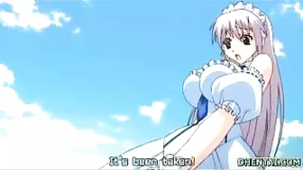 Busty Hentai Girl Touch Her Big Tits in Public Busty Hentai Girl Touch Her Big Tits in Public