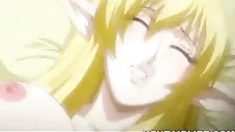 Blonde Elf with Big Tits Get Fucked Hard in Wet Pussy Hentai Video