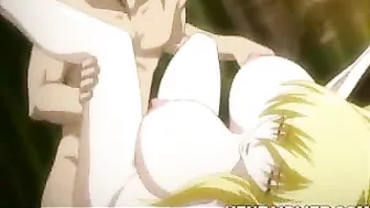 Blonde Elf with Big Tits Get Fucked Hard in Wet Pussy Hentai Video