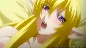 Blonde Elf with Big Tits Get Fucked Hard in Wet Pussy Hentai Video
