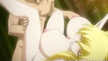 Blonde Elf with Big Tits Get Fucked Hard in Wet Pussy Hentai Video