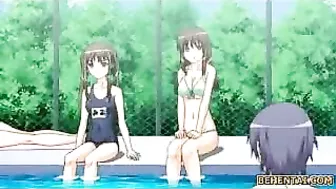 Japanese Anime Porn - Busty Hentai Gets Handjob and Squirts Cum