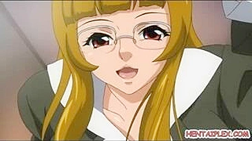 Japanese Anime Porn - Busty Teacher Tittyfucks and Rides Stiff Cock