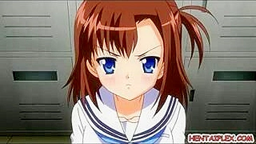 Hentai School Girls Hot Poked Classroom Session with Her Master