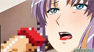 Japanese Anime Porn with Big Boobs and Hard Cock Sucking - Hentai Video