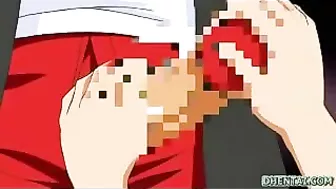 Japanese Anime Porn with Big Boobs and Hard Cock Sucking - Hentai Video