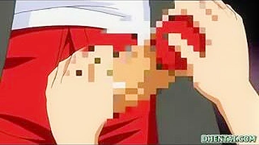 Japanese Anime Porn with Big Boobs and Hard Cock Sucking - Hentai Video