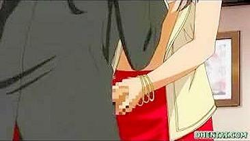 Japanese Anime Porn with Big Boobs and Hard Cock Sucking - Hentai Video