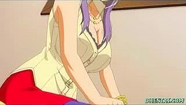 Japanese Anime Porn with Big Boobs and Hard Cock Sucking - Hentai Video