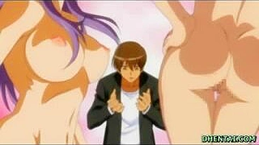 Japanese Anime Porn with Big Boobs and Hard Cock Sucking - Hentai Video