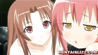 Four-Way Fuck Fest for Lucky Hentai Boy!