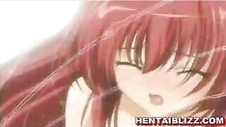 Four-Way Fuck Fest for Lucky Hentai Boy!