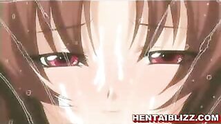 Four-Way Fuck Fest for Lucky Hentai Boy!