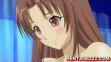 Hentai Girl's Self-Toy Session with Big Tits