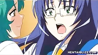 Horny hentai cutie ravaged by beastly tentacles