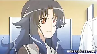 Horny hentai cutie ravaged by beastly tentacles