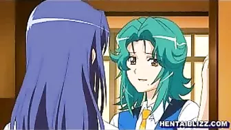 Horny hentai cutie ravaged by beastly tentacles