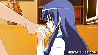 Horny hentai cutie ravaged by beastly tentacles