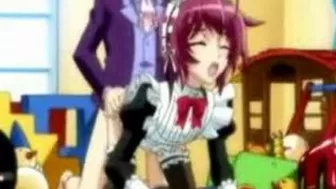 Hot Shemale Maids Get Fucked and Creamed with Vegetables in Hentai Videos