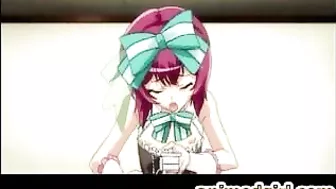 Hot Shemale Maids Get Fucked and Creamed with Vegetables in Hentai Videos