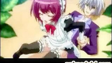 Hot Shemale Maids Get Fucked and Creamed with Vegetables in Hentai Videos