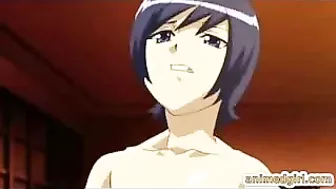 Horny Shemale Plows Blonde Babe's Tight Anime Asshole - Now!