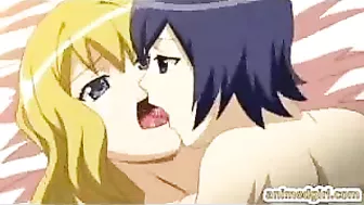 Horny Shemale Plows Blonde Babe's Tight Anime Asshole - Now!