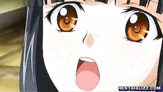 Hentai Swimsuit Girl Gives Blowjobs and Cumshots to Multiple Partners