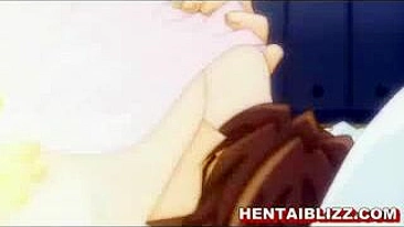 Unlucky Guy Gets Two Tittyfucking Hentai Nurses in a Gangbang