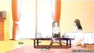Two Lesbian Lovers Finger Each Other in this Steamy Hentai Video