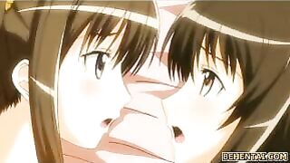 Two Lesbian Lovers Finger Each Other in this Steamy Hentai Video