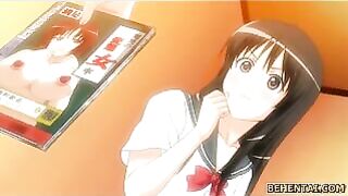 Two Lesbian Lovers Finger Each Other in this Steamy Hentai Video