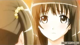 Two Lesbian Lovers Finger Each Other in this Steamy Hentai Video