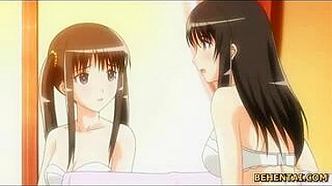 Two Lesbian Lovers Finger Each Other in this Steamy Hentai Video